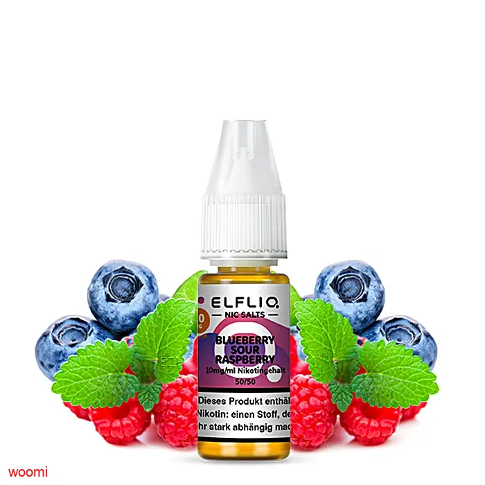  	ElfBar Elfliq 30ml 30mg Blue sour Raspberry 