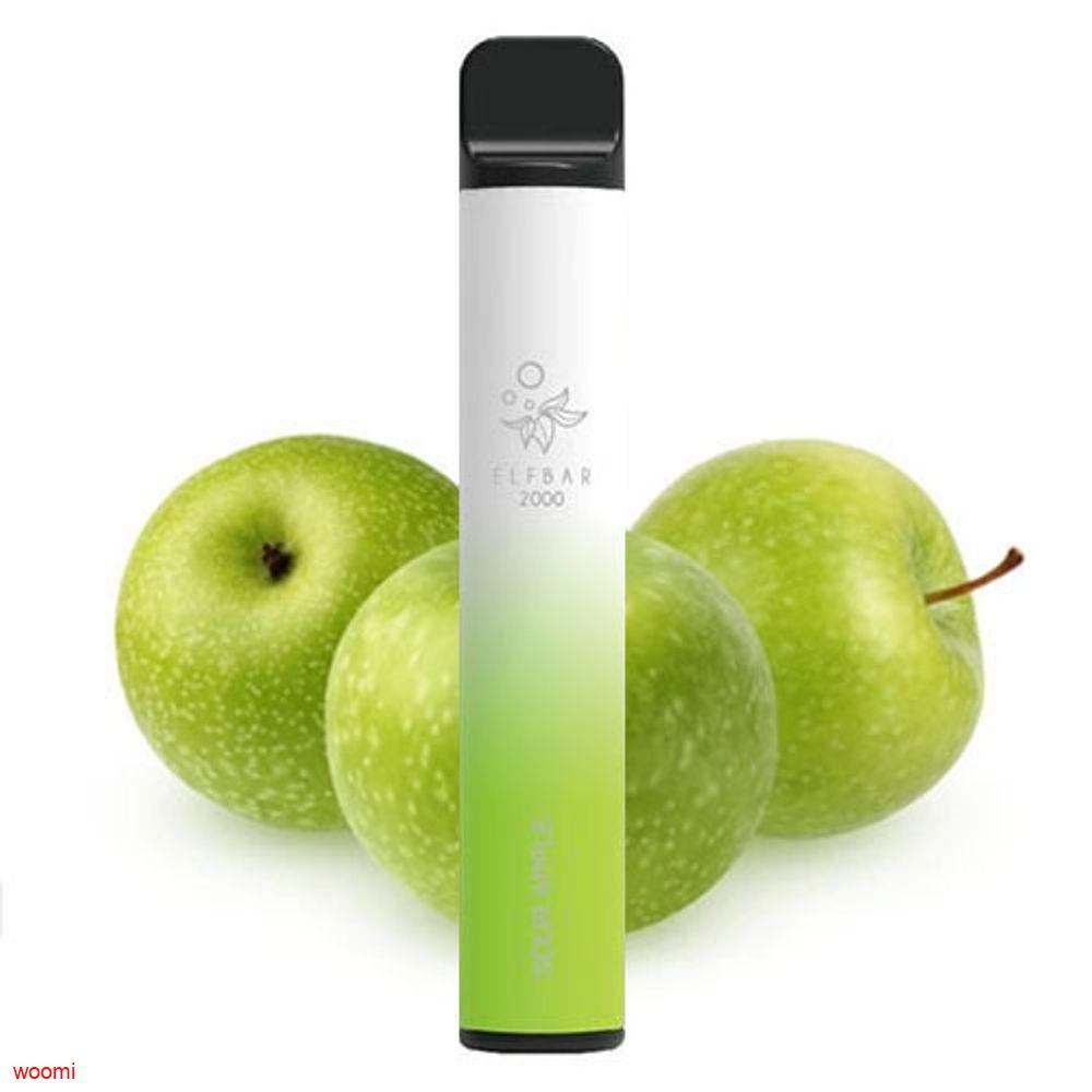 ELF BAR 2000 SOUR APPLE 5%
