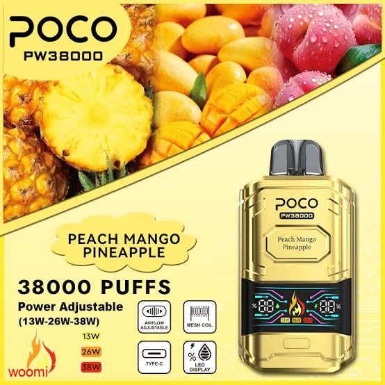 POCO 38000 PEACH MANGO PINEAPPLE 5%