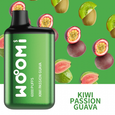 Woomi Venus 6000 puffs Kiwi Passion Fruit Guava 2% Nicotine