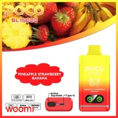Poco SL 15 000 puffs Pineapple Strawberry Banana - 5%