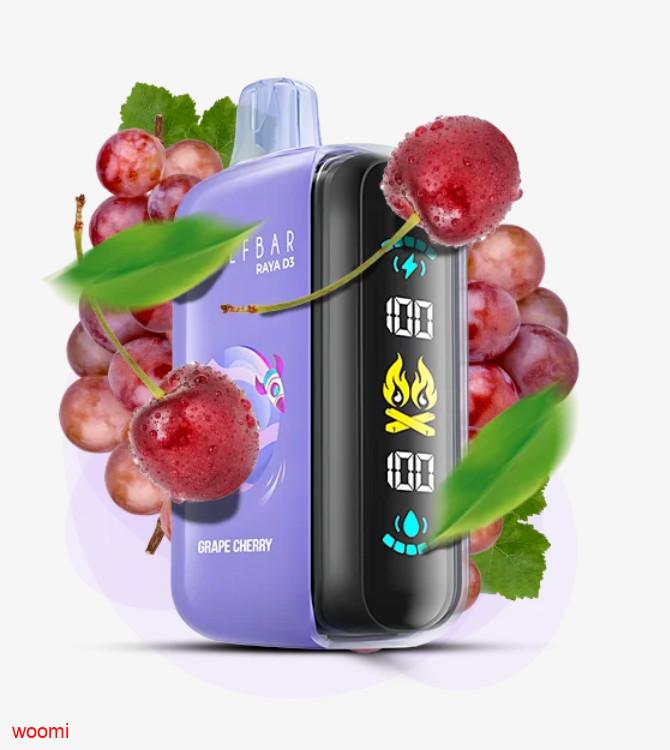 ELF BAR RAYA D3 25000 Grape Cherry 5% 