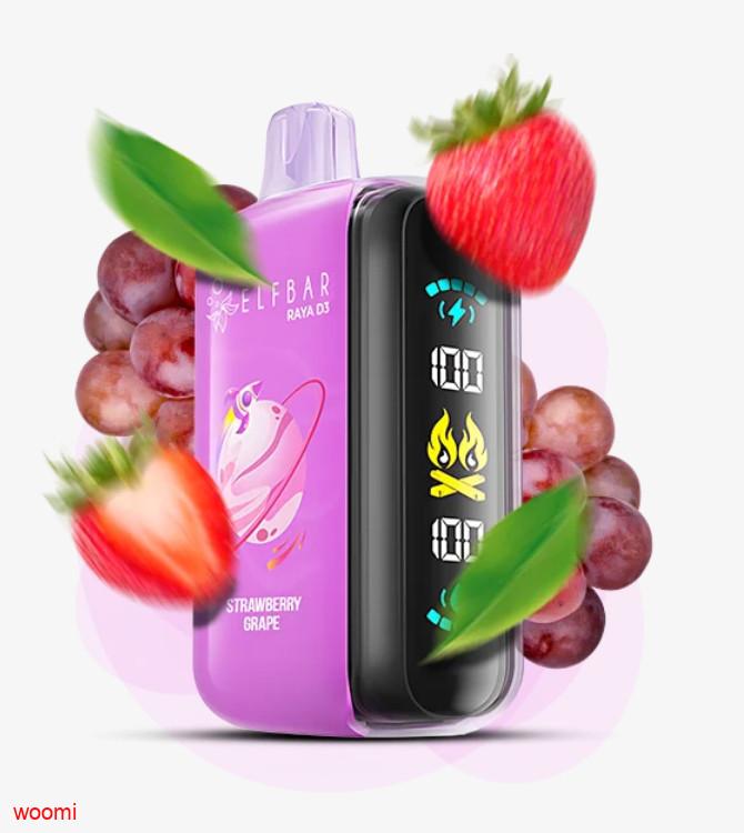  ELF BAR RAYA D3 25000 Strawberry Grape 5% 