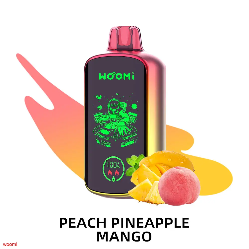  Woomi Play 22000 Puff Peach Pineapple Mango
