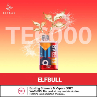 Elf Bar TE6000 puffs Elf Bull 5% NIcotine 