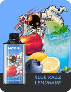 Woomi Space 8000 puffs Blue Razz Lemonade 2% Nicotine