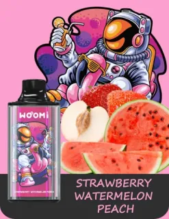 Woomi Space 8000 puffs Strawberry Watermelon Peach 2% Nicotine