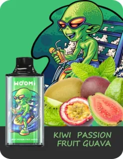 Woomi Space 8000 puffs Kiwi Passion Fruit Guava 2% Nicotine